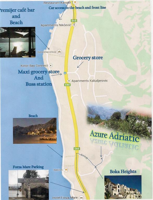コトルAzure Adriaticアパートメント 部屋 写真